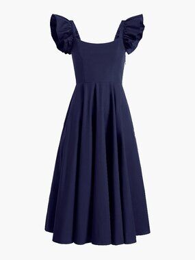 NWT Hill House Daphne Dress - Navy - Size S